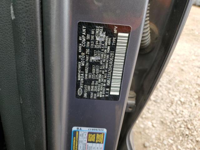 2017 HYUNDAI TUCSON LIM - KM8J33A26HU406281