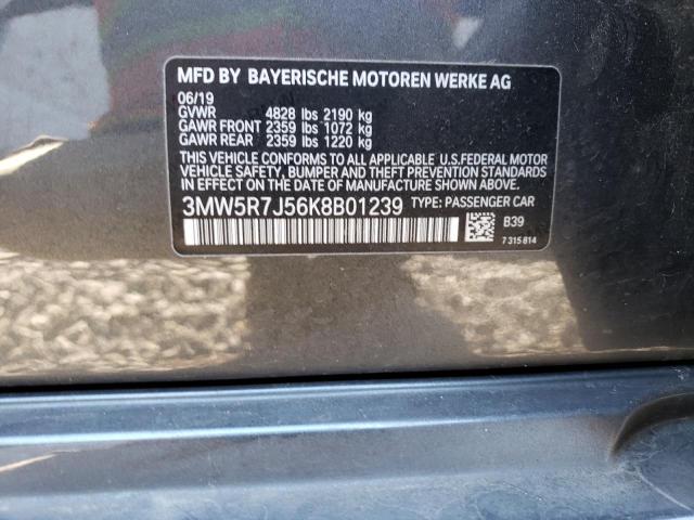 3MW5R7J56K8B01239 BMW 330XI