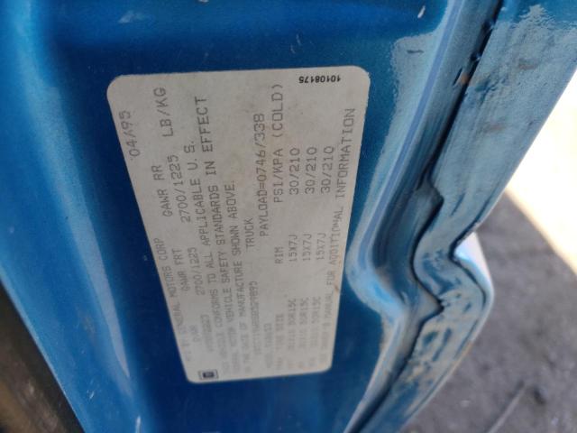 1GTCT19W8S8529895 GMC Sonoma