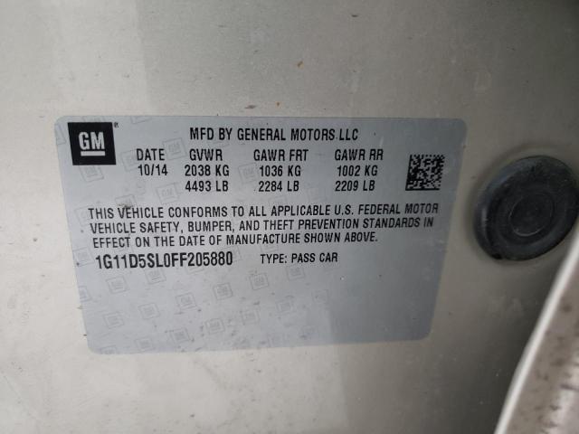 2015 CHEVROLET MALIBU 2LT - 1G11D5SL0FF205880
