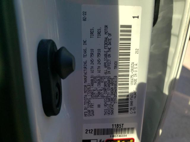 5TFKB5DA6NX016110 Toyota Tundra Double Cab Sr