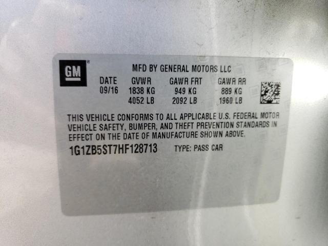 2017 CHEVROLET MALIBU LS - 1G1ZB5ST7HF128713