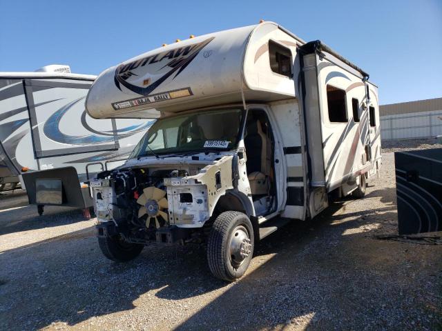 Salvage cars for sale from Copart Wilmer, TX: 2015 Thor 2015 Ford Econoline E450 Super Duty Cutaway Van