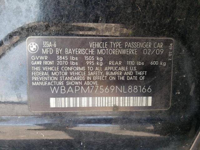 WBAPM77569NL88166 BMW 335 I