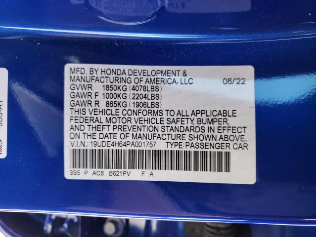 2023 ACURA INTEGRA A- - 19UDE4H64PA001757