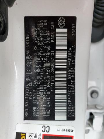 2021 TOYOTA AVALON TRD 4T1FZ1FB2MU057034