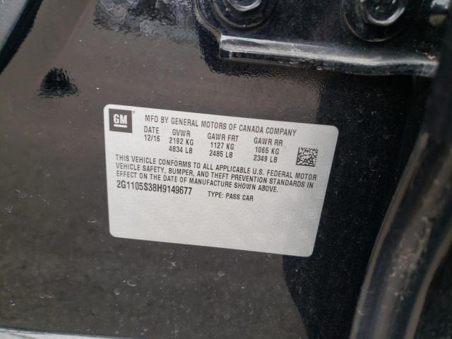 2017 CHEVROLET IMPALA LT - 2G1105S38H9149677