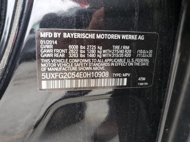 5UXFG2C54E0H10908 BMW X6 Xdrive35i