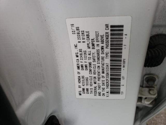 2016 HONDA ACCORD LX - 1HGCR2F30GA153547