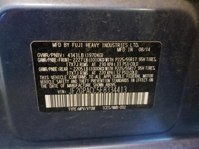 JF2GPACC5E8334413 Subaru XV