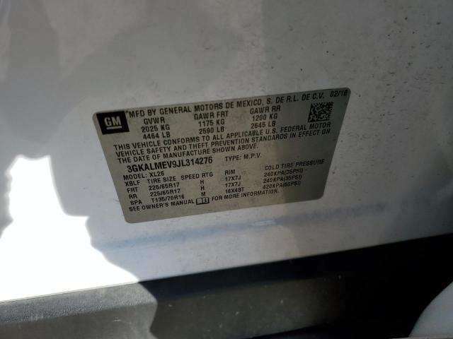 3GKALMEV9JL314276 GMC Terrain Sle