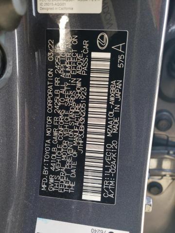 2022 LEXUS UX 200 BAS - JTHP3JBH3N2051923