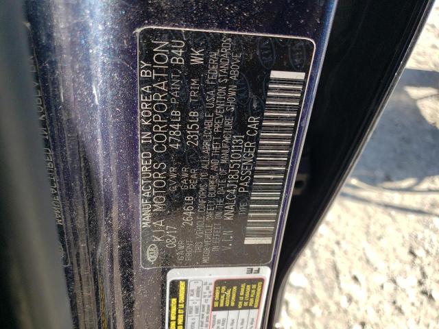 2018 KIA CADENZA LU - KNALC4J18J5101131