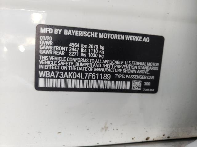 WBA73AK04L7F61189 BMW 228XI