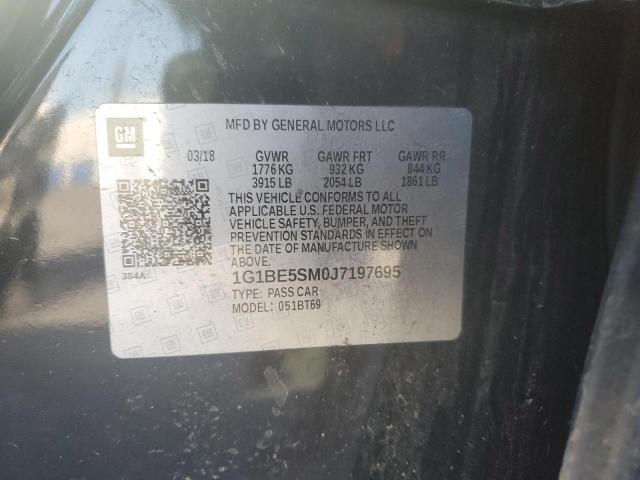 2018 CHEVROLET CRUZE LT - 1G1BE5SM0J7197695