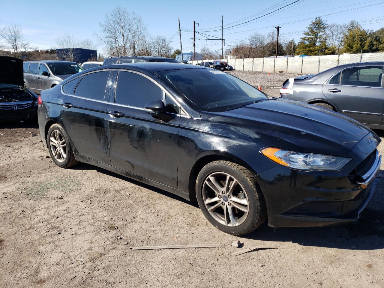 2018 Ford Fusion Se VIN: 3FA6P0H7XJR253664 Lot: 41109513