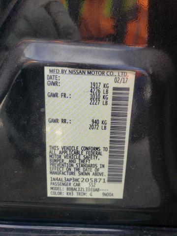1N4AL3AP3HC205871 Nissan ALTIMA 2.5
