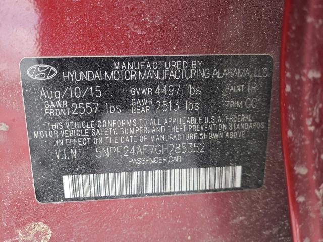 2016 HYUNDAI SONATA SE - 5NPE24AF7GH285352