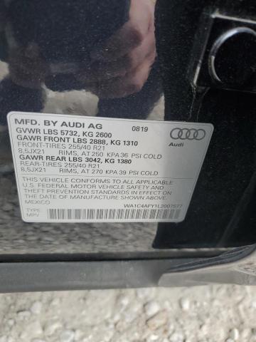 WA1C4AFY1L2007577 2020 AUDI SQ5, photo no. 13