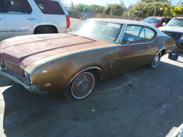 Salvage cars for sale at San Martin, CA auction: 1969 Oldsmobile Cutlass