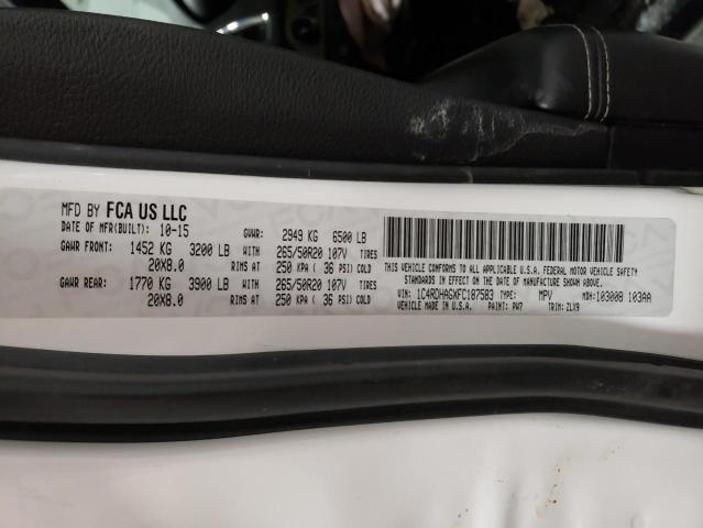 2015 DODGE DURANGO SX - 1C4RDHAGXFC187583