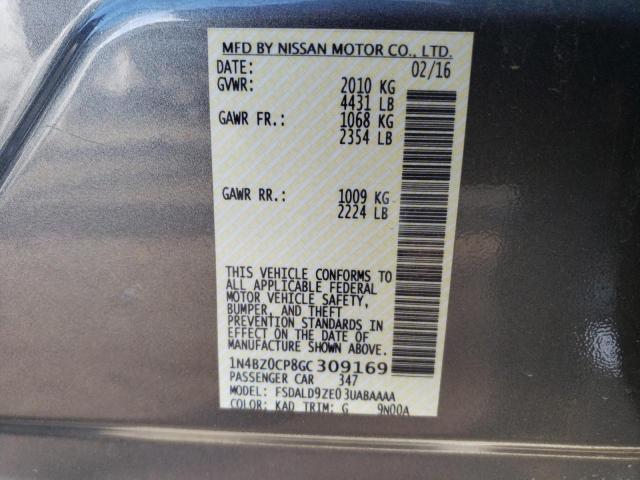 2016 NISSAN LEAF 1N4BZ0CP8GC309169