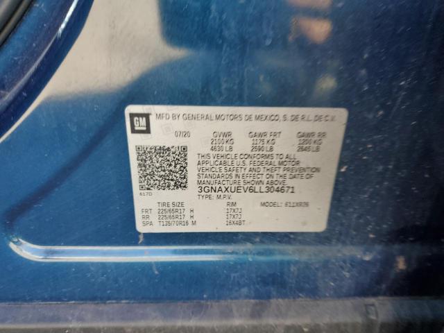 3GNAXUEV6LL304671 Chevrolet Equinox