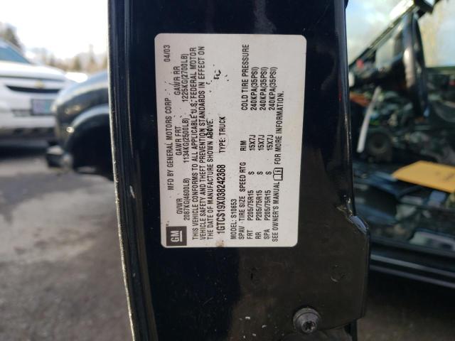 1GTCS19X038242368 GMC Sonoma
