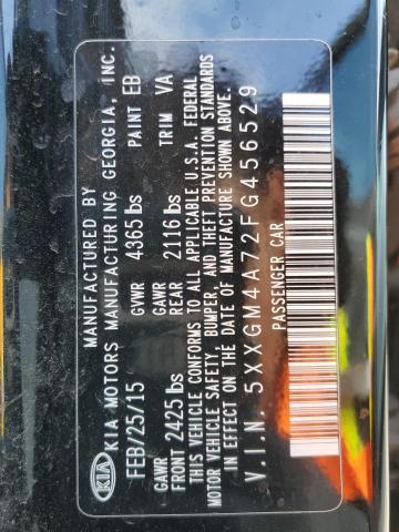 5XXGM4A72FG456529 KIA Optima Lx