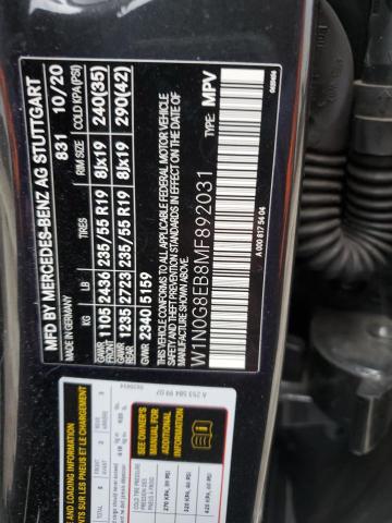 2021 MERCEDES-BENZ GLC 300 4M - W1N0G8EB8MF892031