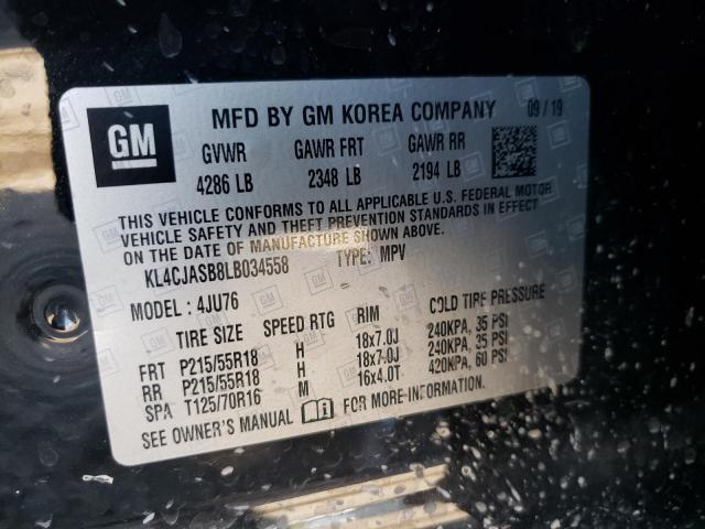 KL4CJASB8LB034558 Buick Encore Preferred