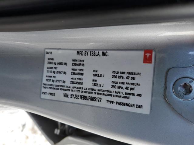 2018 TESLA MODEL 3 - 5YJ3E1EB9JF065172