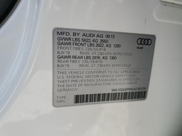 VIN WA1DGAFP6EA038206 2014 Audi Q5, Premium Plus no.13