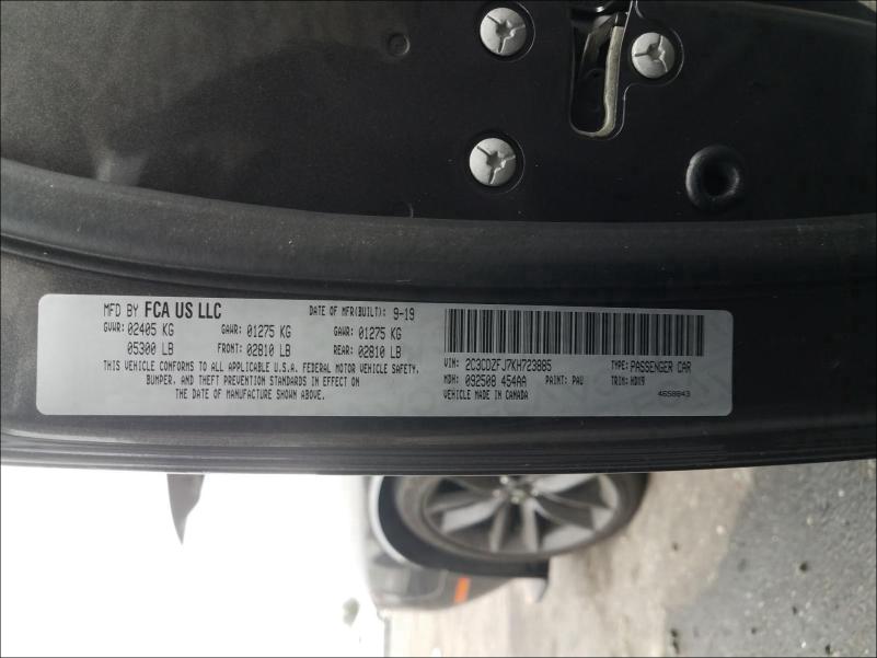 2019 DODGE CHALLENGER - 2C3CDZFJ7KH723885