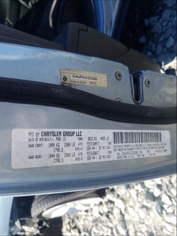 2014 JEEP PATRIOT LA 1C4NJPFA1ED515293