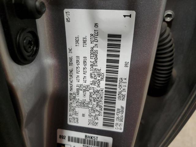 2015 TOYOTA TUNDRA DOU - 5TFUW5F17FX471141
