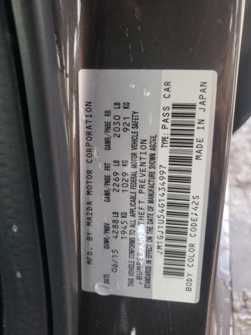 2016 MAZDA 6 SPORT - JM1GJ1U54G1434997