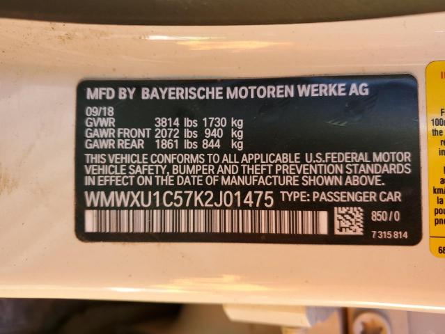 WMWXU1C57K2J01475 Mini Cooper
