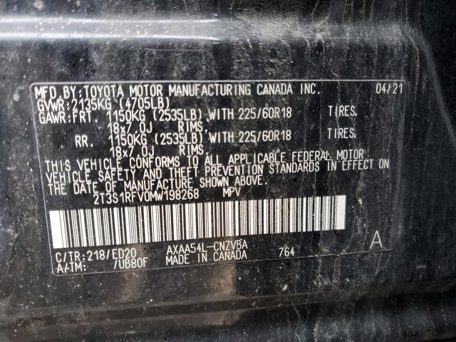 2021 TOYOTA RAV4 TRD O - 2T3S1RFV0MW198268
