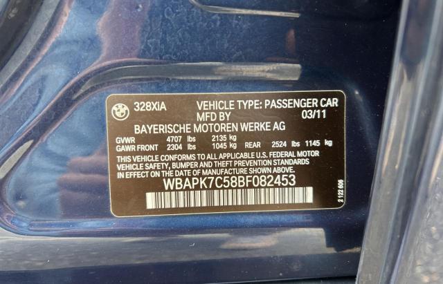 WBAPK7C58BF082453 BMW 328 XI