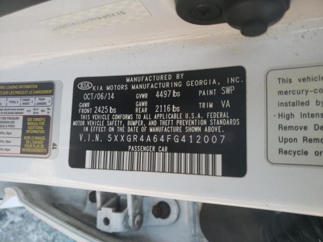 2015 KIA OPTIMA SX - 5XXGR4A64FG412007