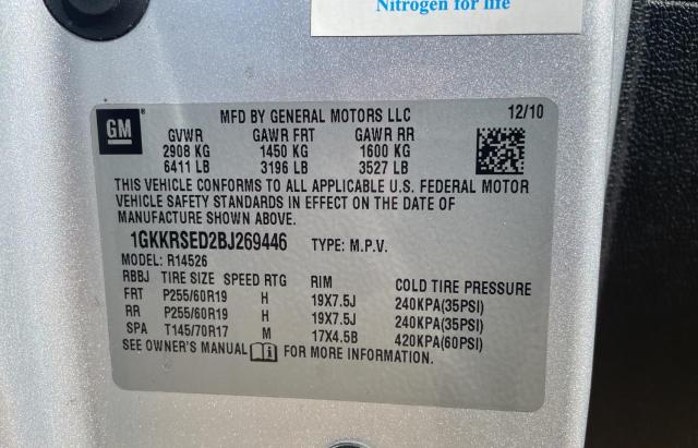 1GKKRSED2BJ269446 GMC Acadia Slt-2