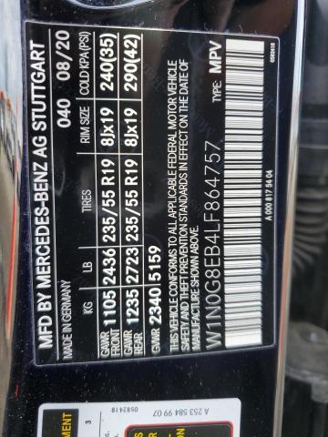 2020 MERCEDES-BENZ GLC 300 4M - W1N0G8EB4LF864757