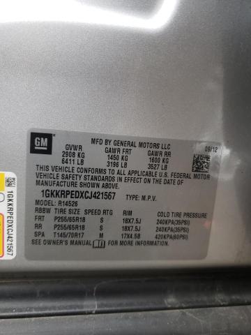 1GKKRPEDXCJ421567 GMC ACADIA SLE