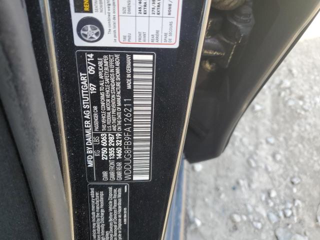 2015 MERCEDES-BENZ S 550 4MAT - WDDUG8FB9FA126211