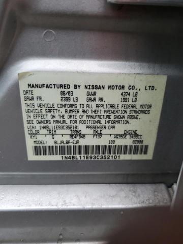 1N4BL11E93C352101 Nissan ALTIMA SE