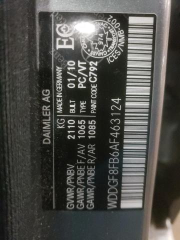 WDDGF8FB6AF463124 Mercedes-Benz C 250 4matic