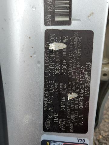 KNAFK4A60E5179548 KIA FORTE LX