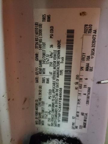 2015 FORD F150 - 1FTMF1C8XFFB49058