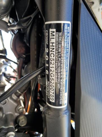 2016 HONDA CB300 F MLHNC5212G5200789